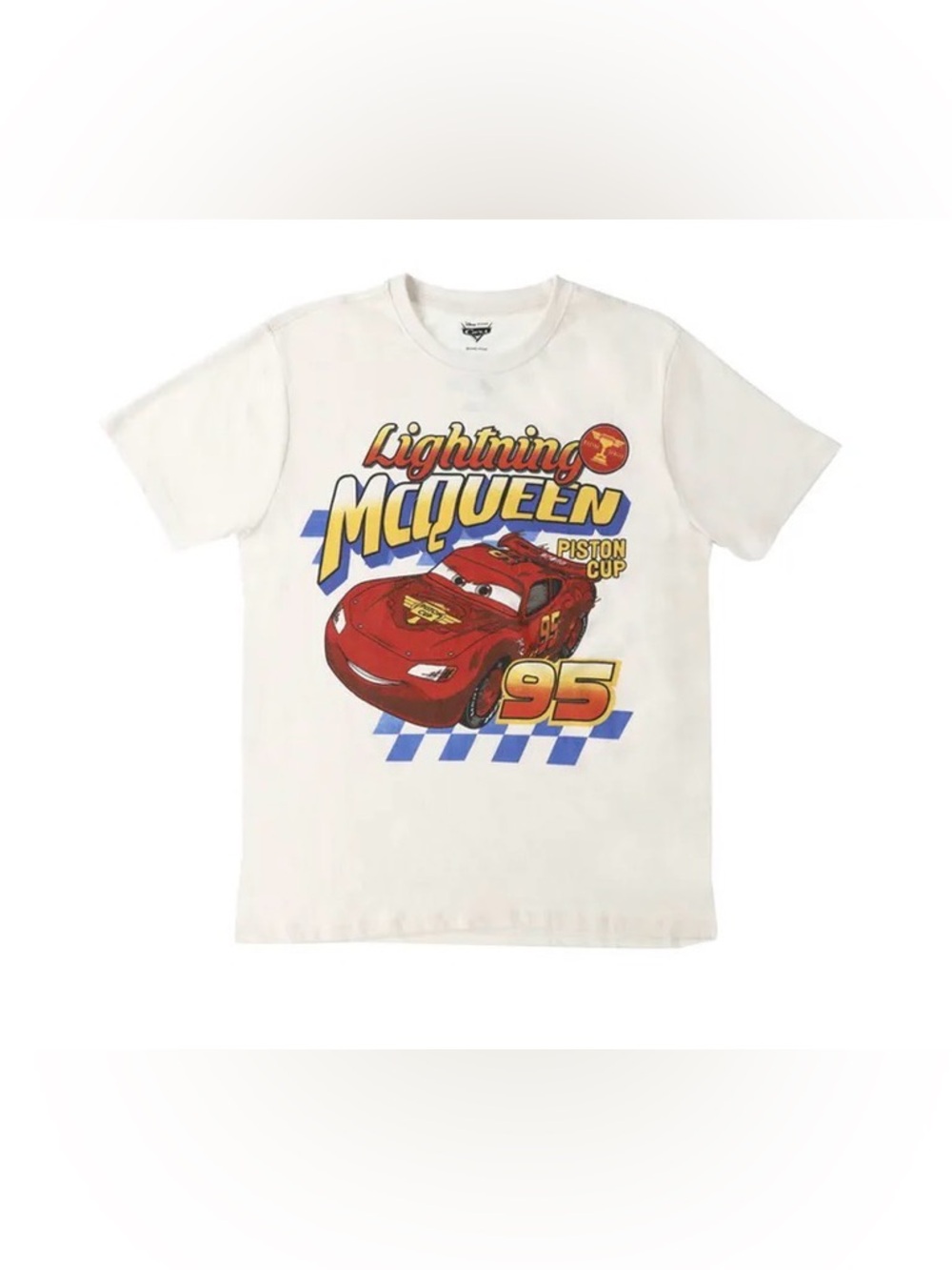 Disney Lightning McQueen Tee - White, Red & Yellow
